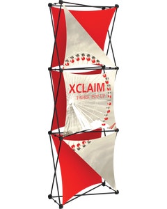 Xclaim 2.5ft Fabric Popup Display Kit 04